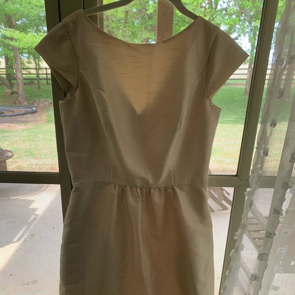 Alfred Sung size 10 champagne bridesmaid or mother of the bride/groom dress.